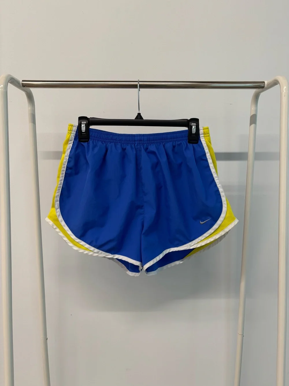 Nike Girl’s Blue and‎ Yellow Running Shorts